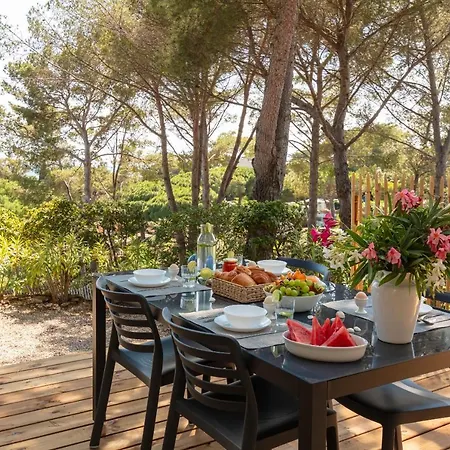 Сasa de vacaciones Le Pinédou, Mobil-home Niché Sous Les Pins Avec Jolie Vue