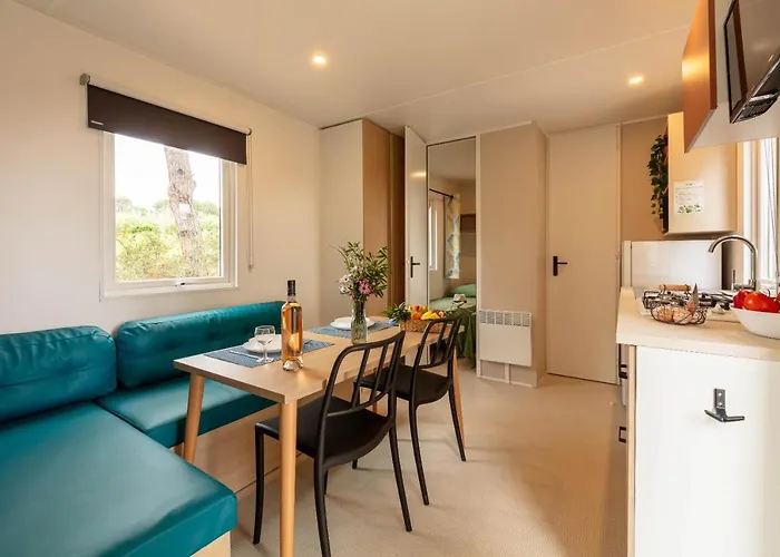 Le Pinedou, Mobil-home Niche Sous Les Pins Avec Jolie Vue