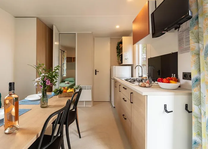 Le Pinédou, Mobil-home Niché Sous Les Pins Avec Jolie Vue * Hyères