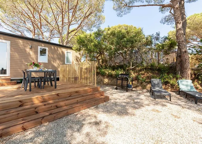 Casa vacanze Le Pinédou, Mobil-home Niché Sous Les Pins Avec Jolie Vue *