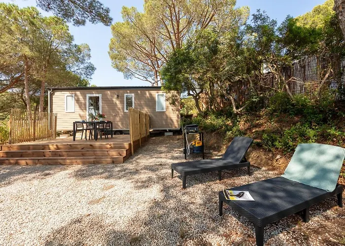 Casa vacanze Le Pinédou, Mobil-home Niché Sous Les Pins Avec Jolie Vue Hyères